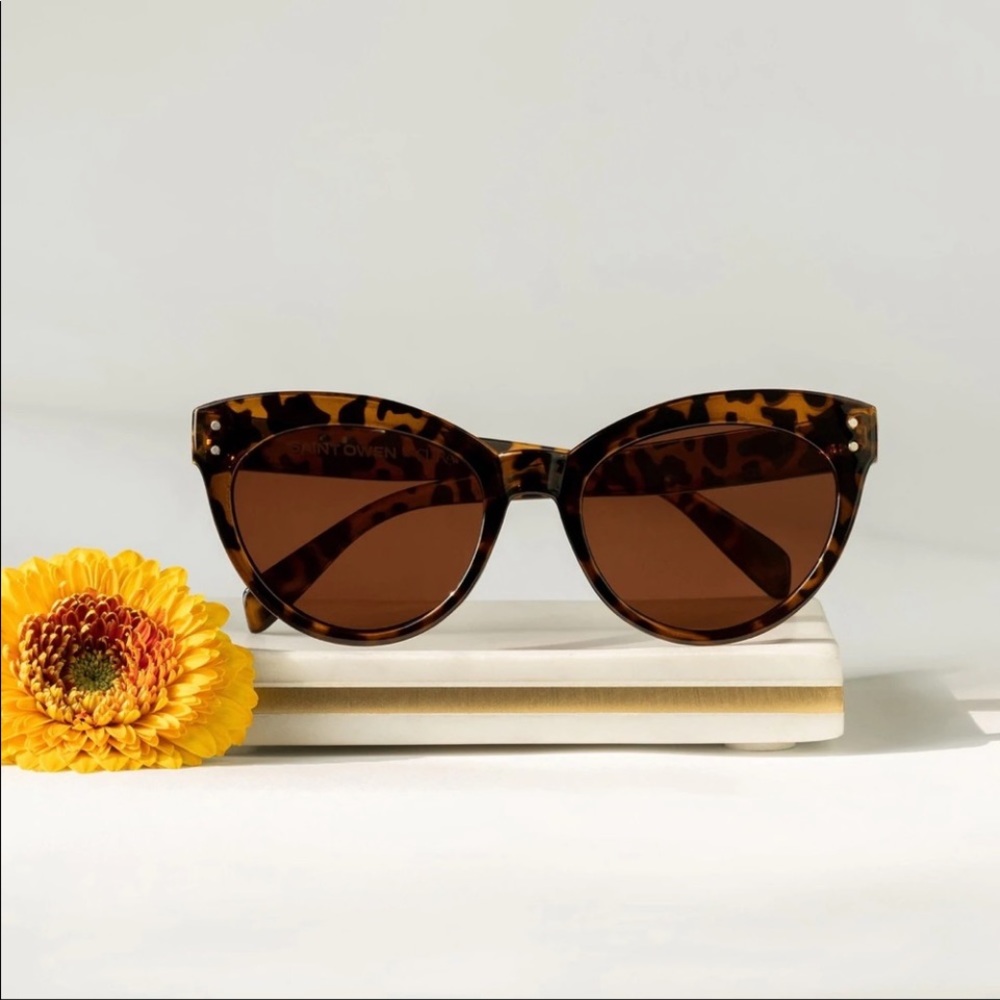 NWT Saint Owen x CURATEUR WYLDE Tortoise Shell Sunglasses